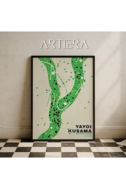 HİGUERA Yayoi Kusama Διάσημος Ζωγράφος Πράσινος Μινιμαλιστικός Vintage Ζωγραφ...