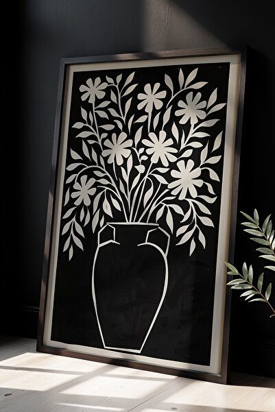 HİGUERA Μεγάλο μπουκέτο λουλουδιών Μοντέρνο και κομψό ζωγραφική τοίχου με φυσ...