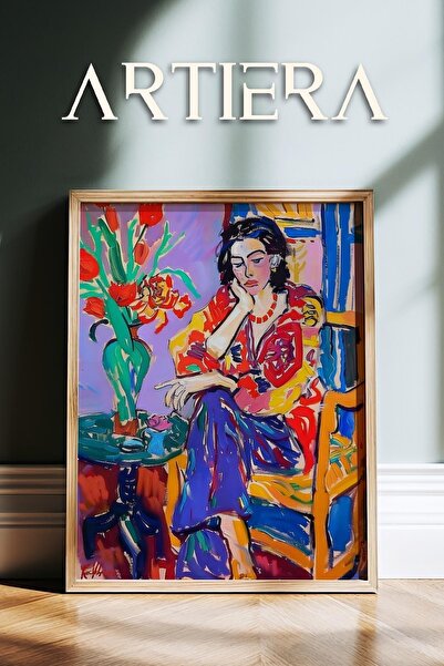 HİGUERA Henri Matisse (1869-1954) Εμπνευσμένη ελαιογραφία σε στυλ μοντέρνας φ...