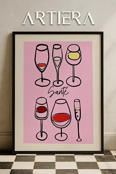 HİGUERA Τυπογραφία Μοντέρνα Μεσογειακή Ιταλική Ζωγραφική Κουζίνας με Ξύλινο Π...