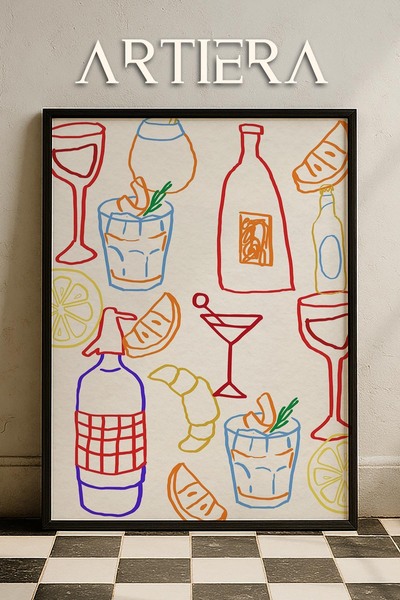 HİGUERA Κοκτέιλ Μοντέρνο Μεσογειακό Ιταλικό Στιλ Τραπέζι κουζίνας με ξύλινο π...