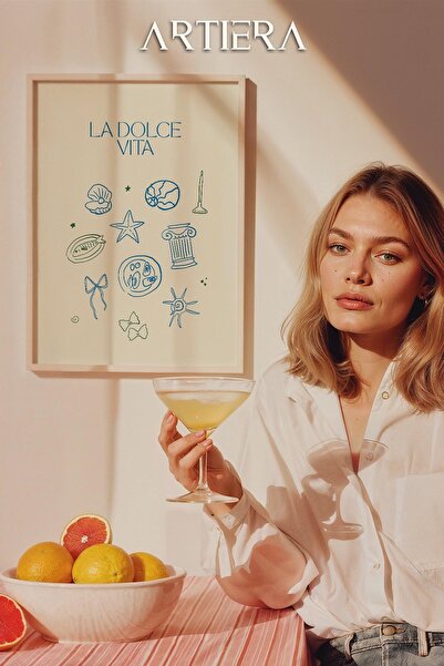 HİGUERA Dolce Vita Μοντέρνο Μεσογειακό Ιταλικό Στιλ Τραπέζι Κουζίνας με Ξύλιν...