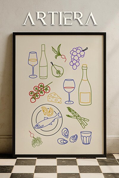 HİGUERA Μοντέρνα Τραπεζαρία - Τραπέζι κουζίνας με ξύλινο πλαίσιο μεσογειακού ...