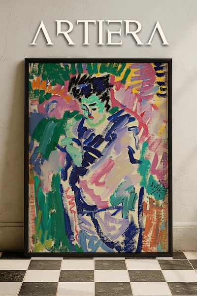 HİGUERA Henri Matisse (1869-1954) Εμπνευσμένη ελαιογραφία σε στυλ μοντέρνας φ...