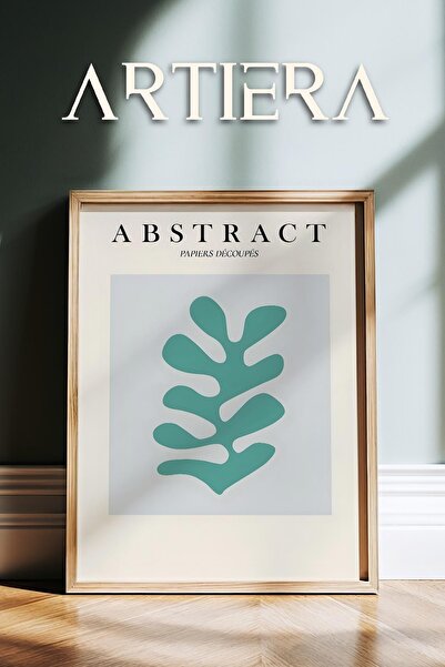 HİGUERA Σειρά Matisse Paper Cuttings Αφηρημένο αφηρημένο φύλλο ζωγραφική τοίχ...