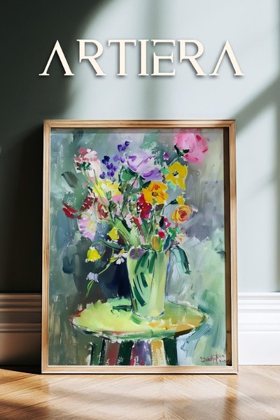 HİGUERA Henri Matisse (1869-1954) Εμπνευσμένη ελαιογραφία σε στυλ μοντέρνας φ...