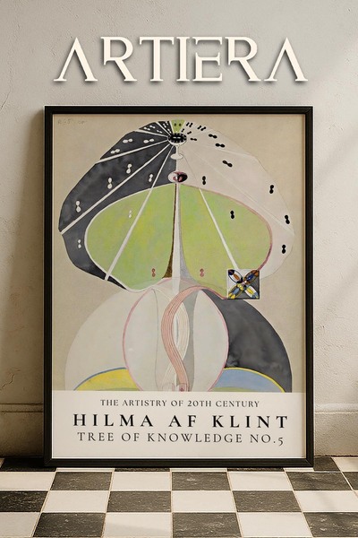 HİGUERA Hilma af Klint 1862-1944 Μοντέρνα Αφηρημένη Επιστημονική Τέχνη Πίνακα...