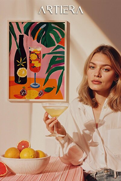 HİGUERA Κοκτέιλ - Τραπέζι κουζίνας με ξύλινο σκελετό μεσογειακού ιταλικού στυ...