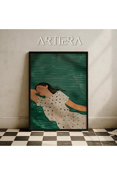 HİGUERA Φιγούρα ήρεμης γυναίκας Αφηρημένο γυναικείο πορτρέτο Σύγχρονη τέχνη Ζ...