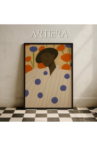 HİGUERA Σύγχρονη Φιγούρα Τέχνη Σειρά Μόδας Αφηρημένο Γυναικείο Πορτρέτο Ζωγρα...