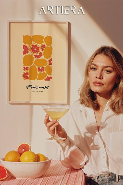 HİGUERA Fruits - Μοντέρνο μεσογειακό ιταλικό στυλ Ξύλινο τραπέζι κουζίνας, Δι...