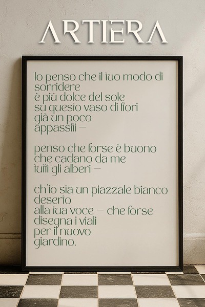 HİGUERA Τυπογραφία Μοντέρνα Μεσογειακή Ιταλική Ζωγραφική Κουζίνας με Ξύλινο Π...