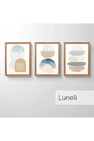 Ahsen resim çerçeve Uramljeni set od 3 slike - Dekoracija zidova, apstraktne ...