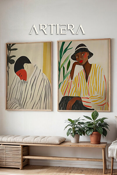 HİGUERA Σκέπτεστε στιγμές και τροπική ηρεμία Ευχάριστη επιτοίχια ζωγραφική με...