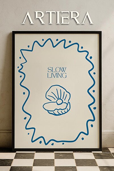 HİGUERA Τυπογραφία Μοντέρνα Μεσογειακή Ιταλική Ζωγραφική Κουζίνας με Ξύλινο Π...