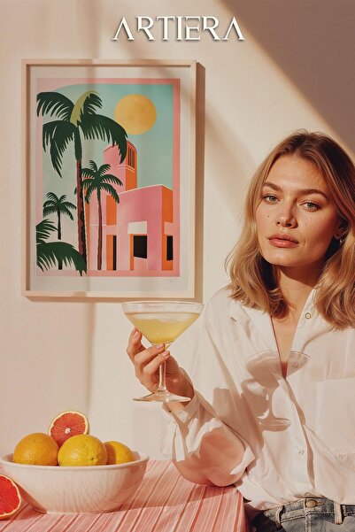 HİGUERA Salerno Μοντέρνο Μεσογειακό Ιταλικό Στιλ Ξύλινο Τραπέζι Κουζίνας, Δια...