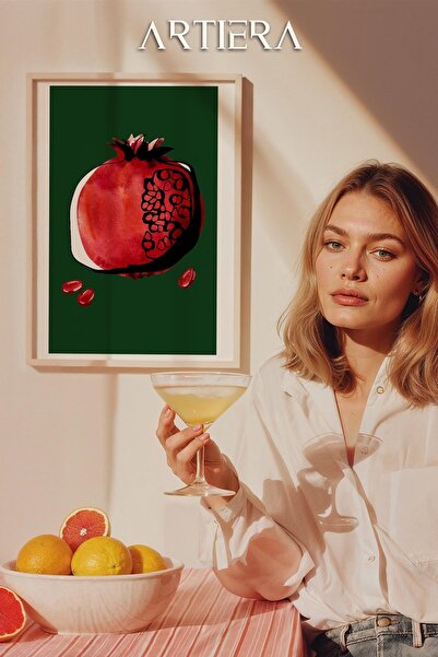 HİGUERA Fruits - Μοντέρνο μεσογειακό ιταλικό στυλ Ξύλινο τραπέζι κουζίνας, Δι...