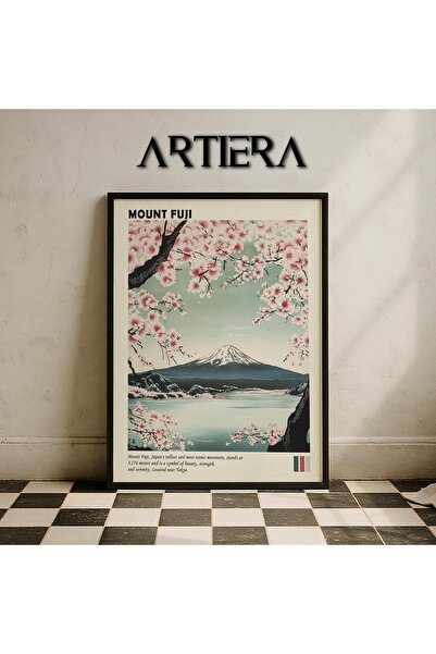 HİGUERA Mount Fuji – Μοντέρνα ιαπωνική τέχνη Τοπίο Εικονογράφηση Ζωγραφική το...