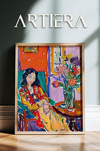 HİGUERA Henri Matisse (1869-1954) Εμπνευσμένη ελαιογραφία σε στυλ μοντέρνας φ...