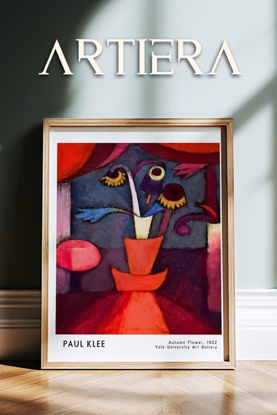 HİGUERA Paul Klee (1879-1940) Φθινοπωρινό λουλούδι 1922 Ακουαρέλα Ζωγραφική τ...