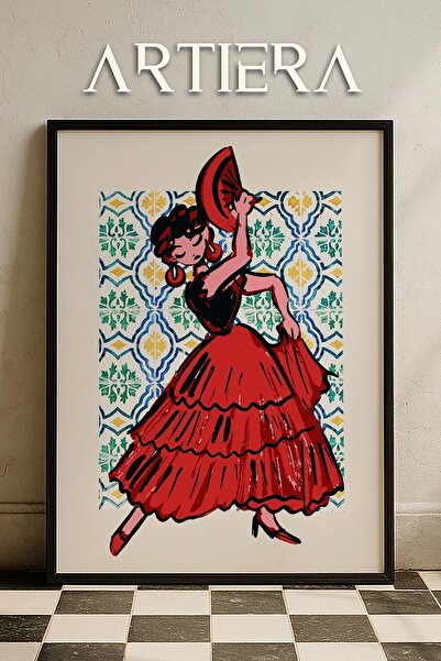 HİGUERA Μοντέρνα μεσογειακή ισπανική κουλτούρα ζωγραφική κουζίνας με ξύλινο π...