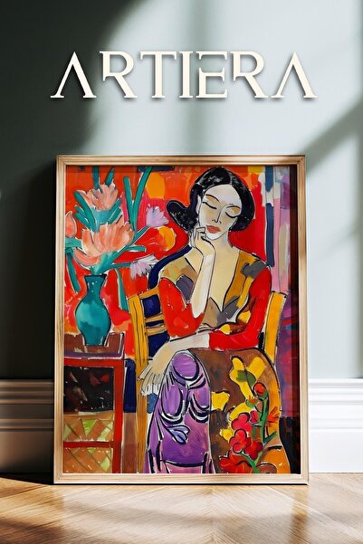 HİGUERA Henri Matisse (1869-1954) Εμπνευσμένη ελαιογραφία σε στυλ μοντέρνας φ...