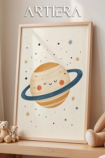 HİGUERA Χαριτωμένο Saturn Planet Space Θέμα Διακόσμηση παιδικού δωματίου για ...
