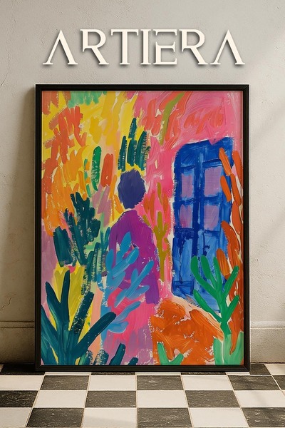 HİGUERA Henri Matisse (1869-1954) Εμπνευσμένη ελαιογραφία σε στυλ μοντέρνας φ...