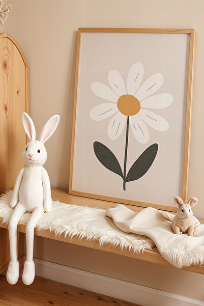 HİGUERA Σχέδιο Λευκής Μαργαρίτας - Πίνακας Παιδικού Δωματίου και Βρεφικού Δωμ...