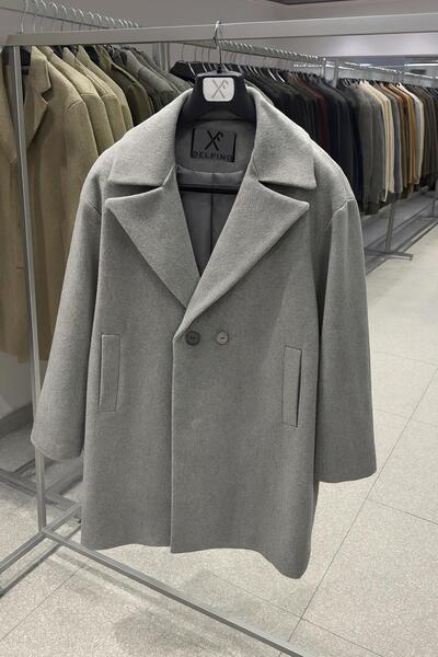 Delpino Чоловічий оверсайз довгий кашеміровий пальто