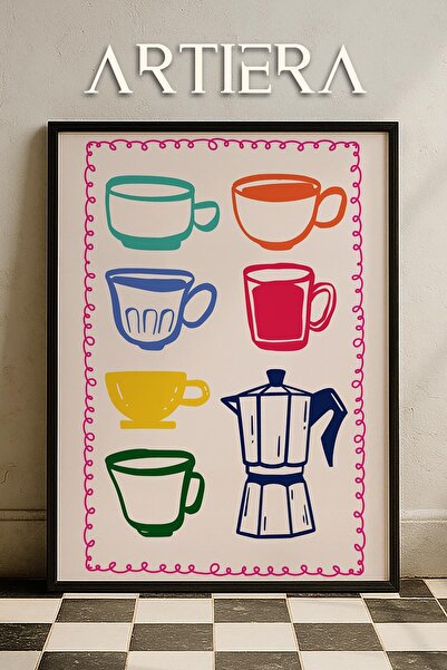 HİGUERA Καφέ - Μοντέρνο μεσογειακό ιταλικό στυλ Ξύλινο τραπέζι κουζίνας, Διακ...