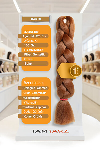 TAM TARZ Păr sintetic din fibre pentru împletitură africană rasta și box brai...