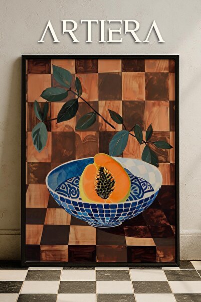 HİGUERA Fruits - Μοντέρνο μεσογειακό ιταλικό στυλ Ξύλινο τραπέζι κουζίνας, Δι...