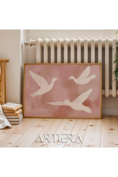 HİGUERA Flying 3 White Dove Girl Διακόσμηση Παιδικού Δωματίου Οριζόντια ζωγρα...