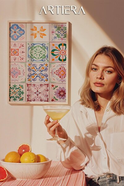 HİGUERA Μοντέρνο μεσογειακό ιταλικό στυλ Ξύλινο τραπέζι κουζίνας με πλαίσιο, ...