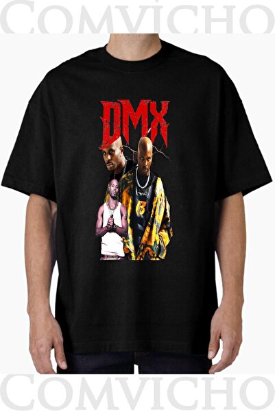 COMVİCHO تي شيرت مطبوع بتصميم DMX V2 للجنسين