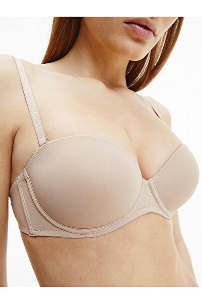 ELOSH BOUTIQUE İp Askılı Ekstra Dolgulu/Push-Up Tshirt Bra Örme Sütyen