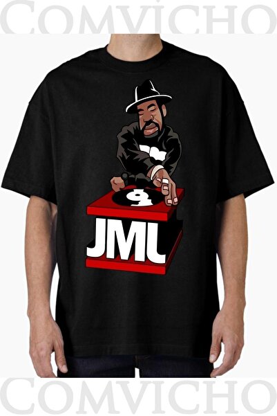 COMVİCHO تي شيرت مطبوع بتصميم JML V1 للجنسين