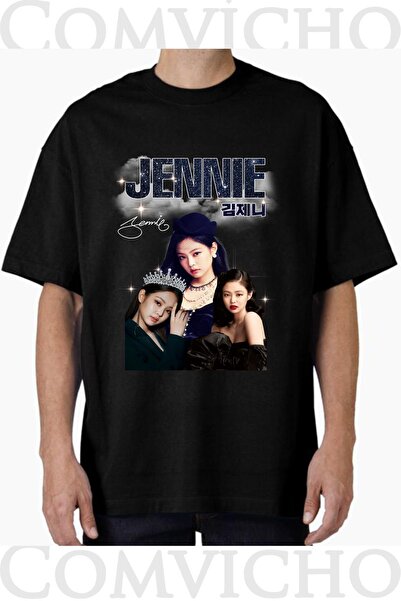 COMVİCHO تي شيرت مطبوع بتصميم جيني للجنسين