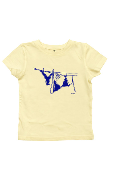 WHITE OF CREATIVE بيكيني نسائي مطبوع بيبي تي كروب توب