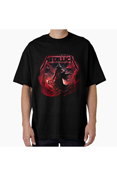 COMVİCHO تي شيرت مطبوع بتصميم Metallica21 للجنسين
