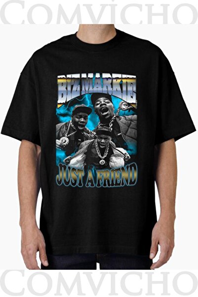 COMVİCHO Unisex Bız Markie V1 Design Printed Oversize T-Shirt