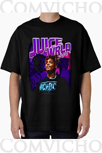 COMVİCHO تي شيرت مطبوع بتصميم Juice VRld V8 للجنسين