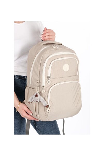 ROSSO Unisex School Backpack Crinkle Water-Proof Fabric Junior High School College Backpack