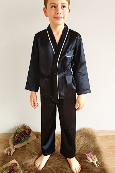 SATTENS Sünnet Pijaması Erkek Saten Pijama Takımı