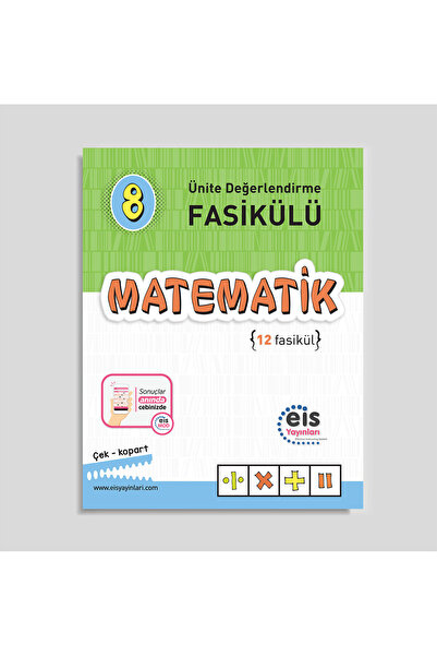 eis Yayınları 8. Sınıf Matematik Ünite Değerlendirme Fasikülü /