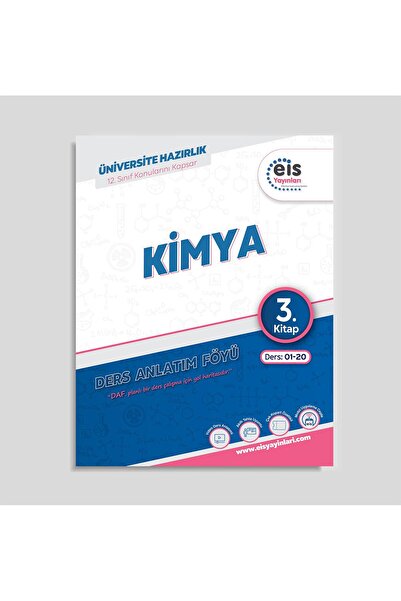 eis Yayınları YKS - Mavi Set - DAF - Kimya - 3. Kitap /