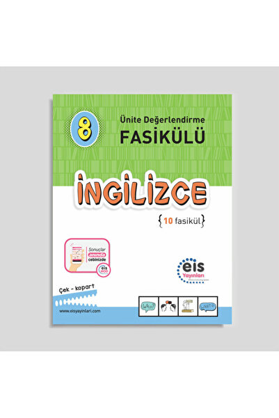 eis Yayınları 8. Sınıf - Ünite Değerlendirme Fasikülü (1-10) - İngilizce /