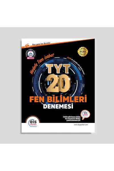 eis Yayınları TYT - Branş Denemeleri - Fen Bilimler (20 Li) Deneme Hediyeli /