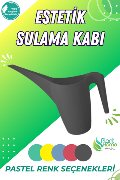 Plant Home Power Mix Antrasit Sulama Kabı – Dayanıklı Ergonomik Bitki Sulama ...